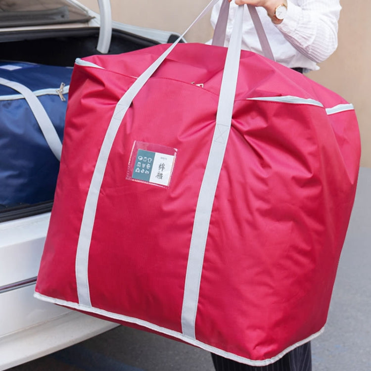 weekeight Clothing Quilt Storage Bag Household Moving  Luggage Organizer Bag, Colour: Light Gray Small