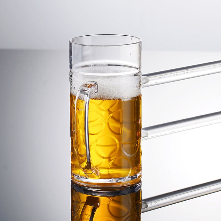No. 14  Double Conjoined Cup Acrylic Beer Glass KTV Bar Beer Glass