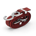 Motorcycle Bicycle Trunk Bundle Tape Pull Goods Straps Elastic Rope Rubber Band Luggage Rope, Colour: 1m (Black Red)