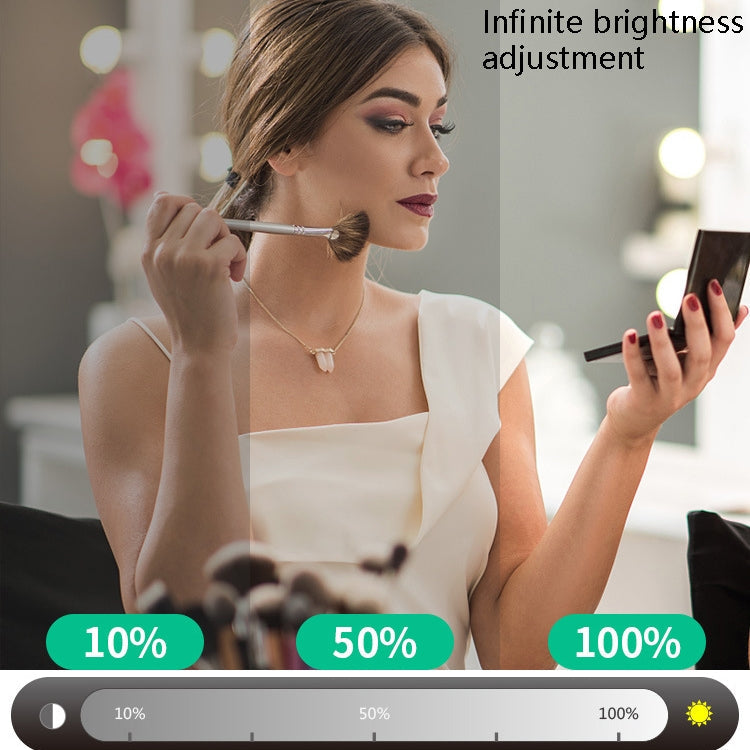 LED Makeup Lamp Mirror Front Beauty Fill Light Hand Sweep Sensation Lamp, Power source: 2 Bulbs