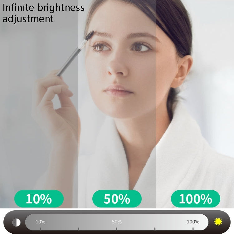 6 LEDs Mirror Front Light Dimmable Makeup Mirror USB Touch Control Light(White Light)