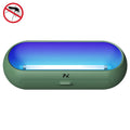 HanZhang Sticky Trap Mosquito Lamp Restaurant Hotel Hanging Electronic Fly Killer CN Plug, Specification: Avocado Green 8W Single Lamp Tube 2 Light Tube