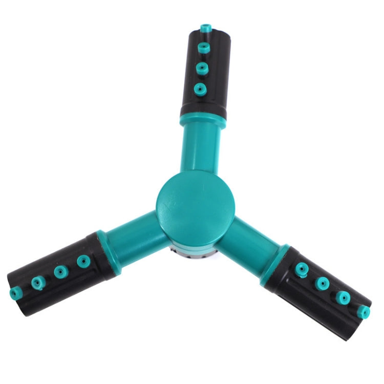 Trampoline 360 Degree Automatic Rotating Sprinkler Gardening Water Toy,Size:  Large (Green)
