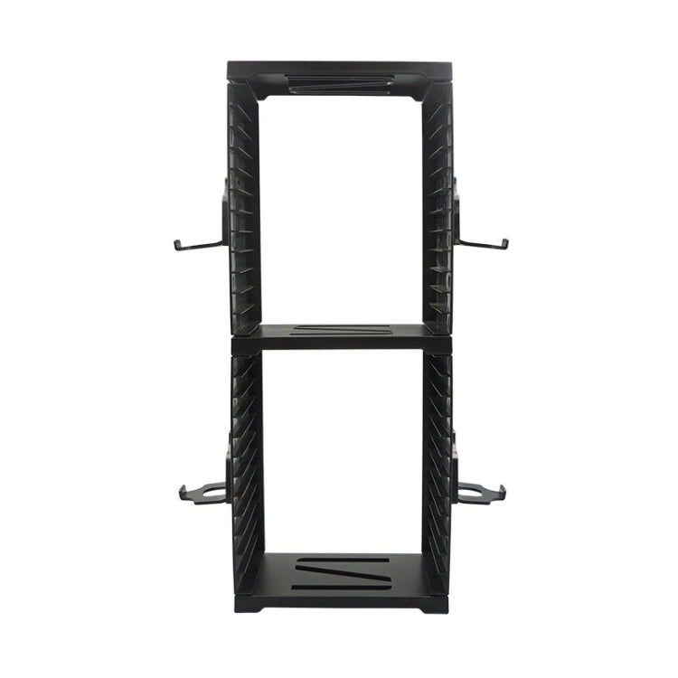 IPLAY Multi-Function Storage Bracket For Gamepad Card And Disc For PS4 / PS5 / Xbox / Switch (Black)