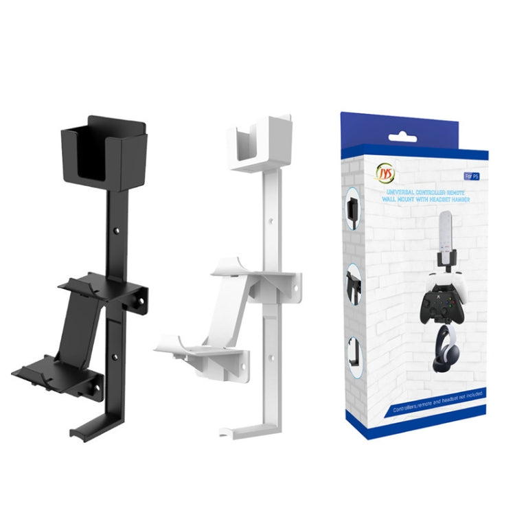 JYS P5125 Earphone / Handle / Remote Control Wall Hook For PS5 / PS4 / Xbox / Switch(White)