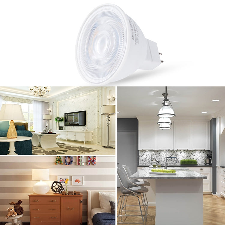 LED Light Cup 2835 Patch Energy-Saving Bulb Plastic Clad Aluminum Light Cup, Power: 7W 12 Beads(GU10 Transparent Cover (Cold Light))