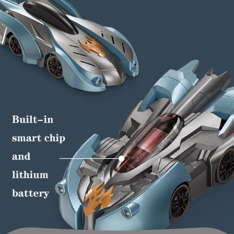 Remote Control Wall Climbing Car Mini Electric Remote Control Car Children Toy(Red Charge Watch RC Edition)