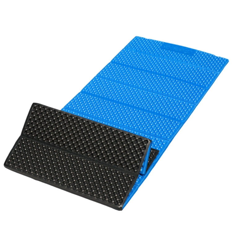 Outdoor Egg Nest Folding Moisture-Proof Pad Thickening Nap Mat Portable Camping Mat(Blue+Black)