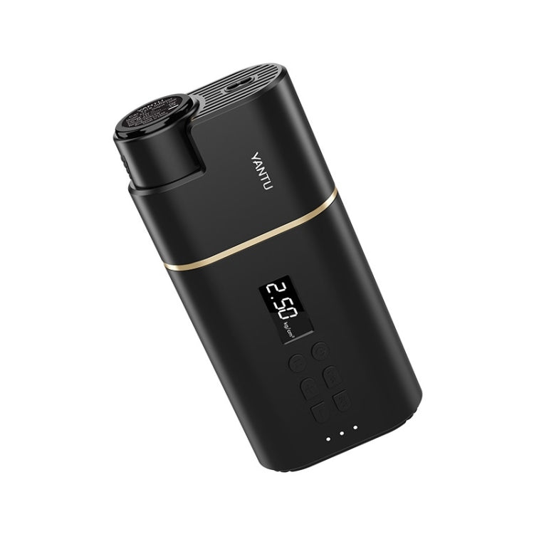 YANTU A31 Car Smart Digital Display Air Pump Electric Portable Tire Pump, Specification： Wireless Version Black