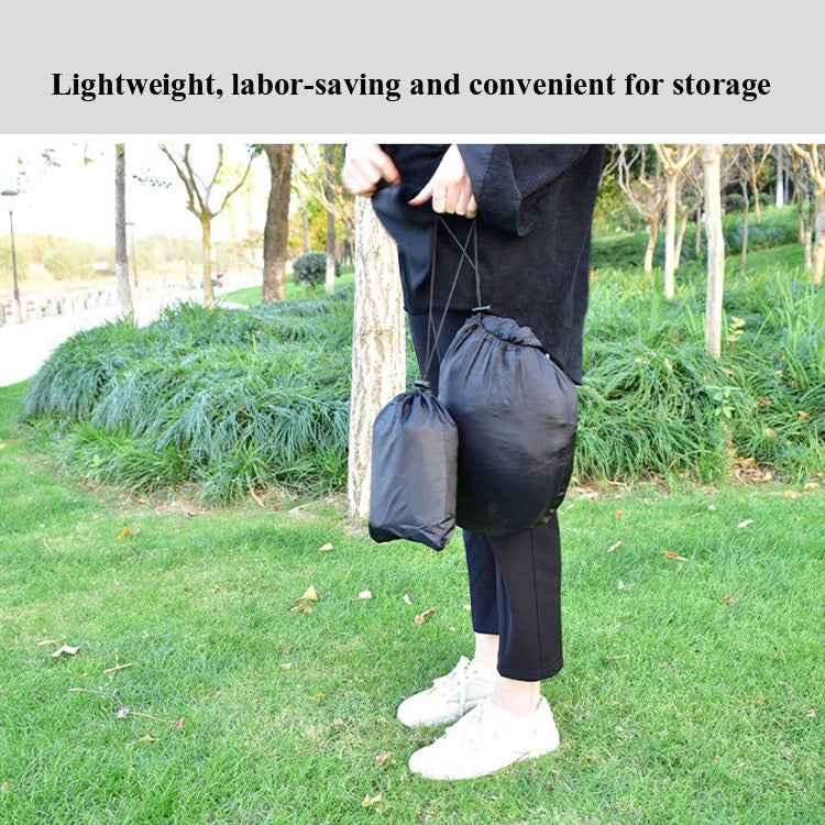 Strut Mosquito Net Hammock Diamond Sunshade Set Outdoor Camping Automatic Quick-Open Anti-Mosquito Hammock Canopy Set(Black)