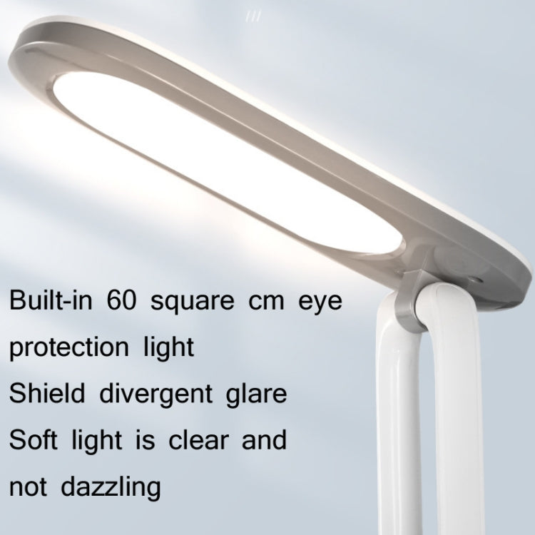 YAGE T125 LED Desk Lamp USB Foldable Reading Eye Light, Colour: Pink White