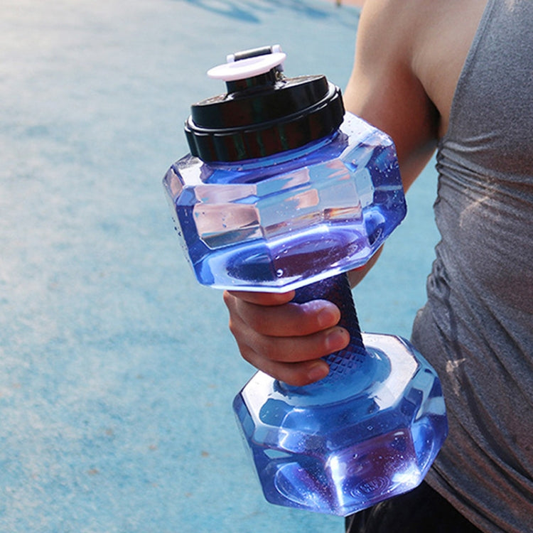 Portable Home Fitness Dumbbell Water Bottle, Capacity: 550ml(Red)