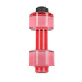 Portable Home Fitness Dumbbell Water Bottle, Capacity: 2600ml(Red)