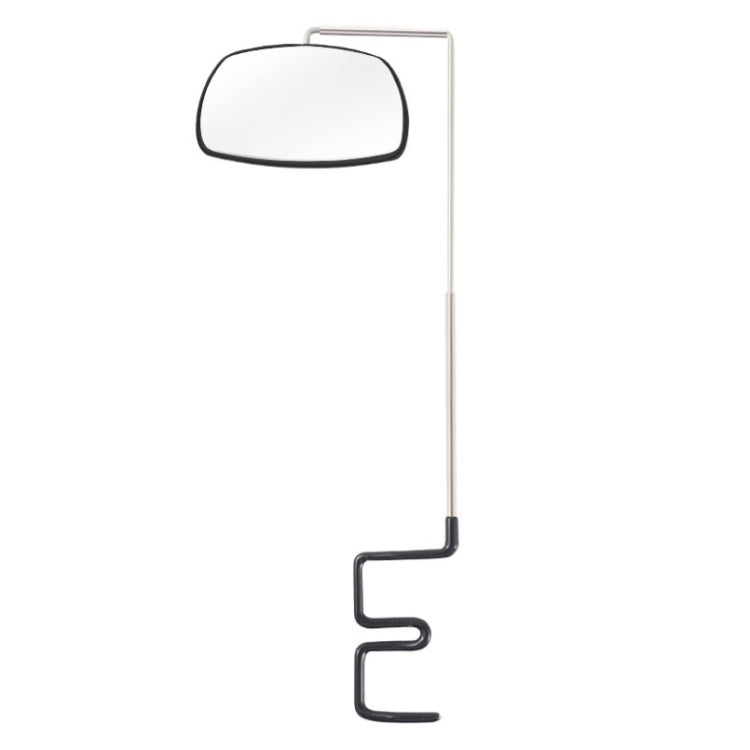 WEST BIKING Bicycle Riding Glasses Mini Rearview Mirror Multi-Angle Adjustable Flat Mirror(Black)