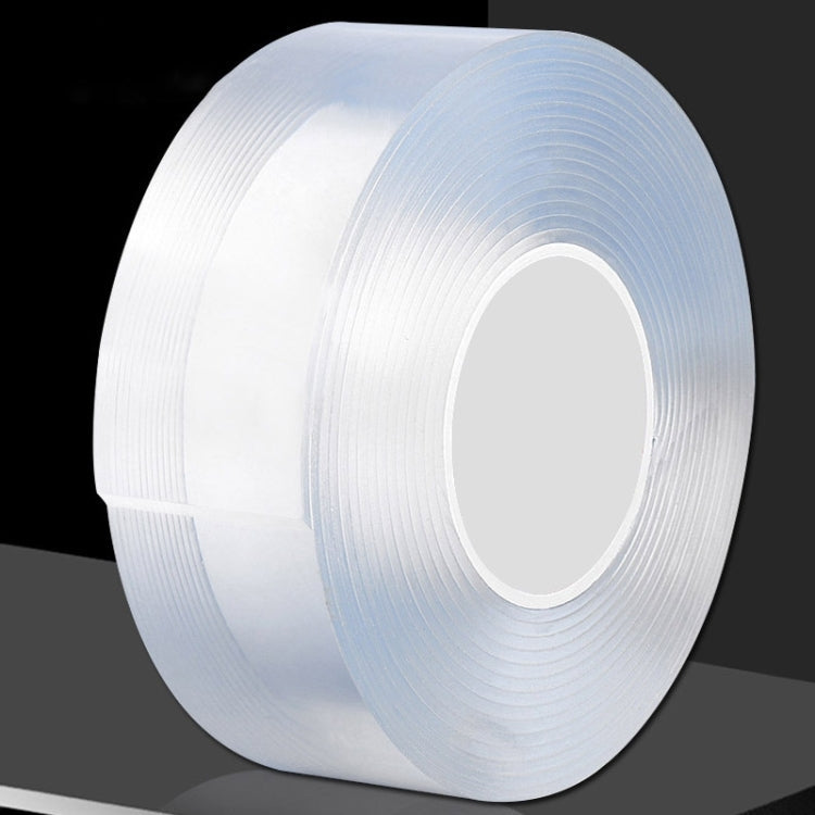 1x30x3000mm Transparent Double-Sided Adhesive Nanotic Tape Water Washing Non-Trace Tape