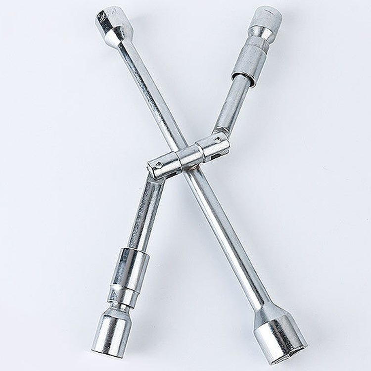 350mm Folding Cross Sleeve Car Tire Wrench, Specification: 17/19/21/23mm