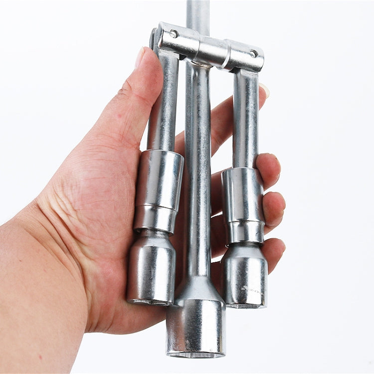 350mm Folding Cross Sleeve Car Tire Wrench, Specification: 17/19/21/23mm