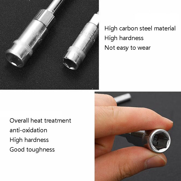 T-Wrench Car Assembly Repair Sleeve Wrench Hexagon Lengthening Socket, Specification: 10mm