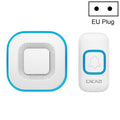 CACAZI V028F Wireless Music Doorbell without Battery, Plug:EU Plug(White)