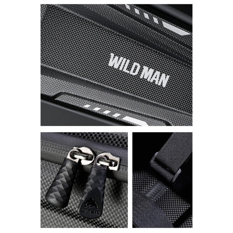 WILD MAN Electric Sooter Hard Shell EVA Front Bag Folding Bicycle Bag, Size: 2L