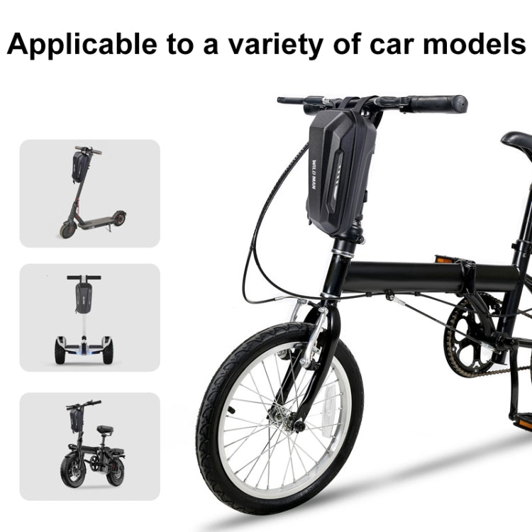 WILD MAN Electric Sooter Hard Shell EVA Front Bag Folding Bicycle Bag, Size: 2L