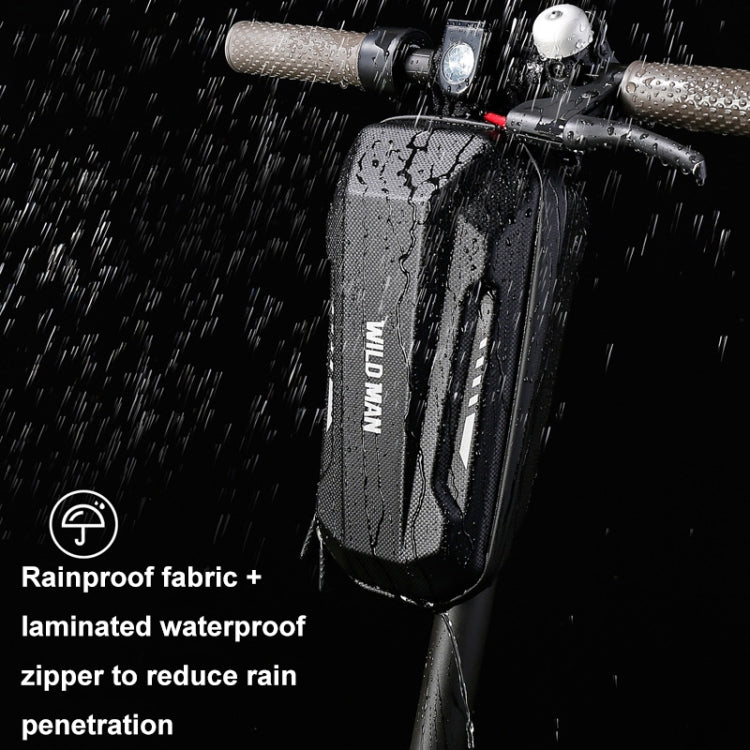 WILD MAN Electric Sooter Hard Shell EVA Front Bag Folding Bicycle Bag, Size: 2L