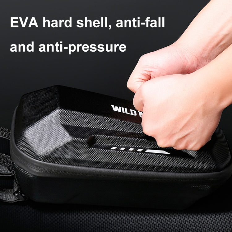 WILD MAN Electric Sooter Hard Shell EVA Front Bag Folding Bicycle Bag, Size: 2L
