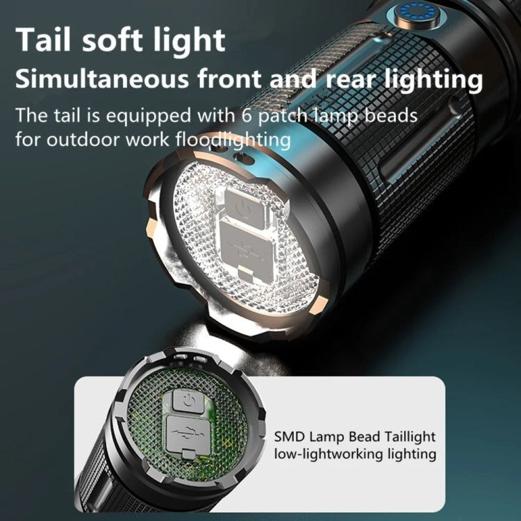 X3 RGB Atmosphere Zoom 4-Color Photography Fill-In Flashlight(White-Ice Blue-Yellow-Gold Yellow)
