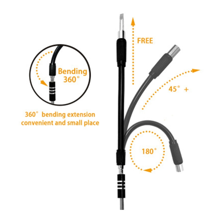 Obadun 9802B 52 in 1 Aluminum Alloy Handle Hardware Tool Screwdriver Set Home Precision Screwdriver Mobile Phone Disassembly Tool(Orange Box)