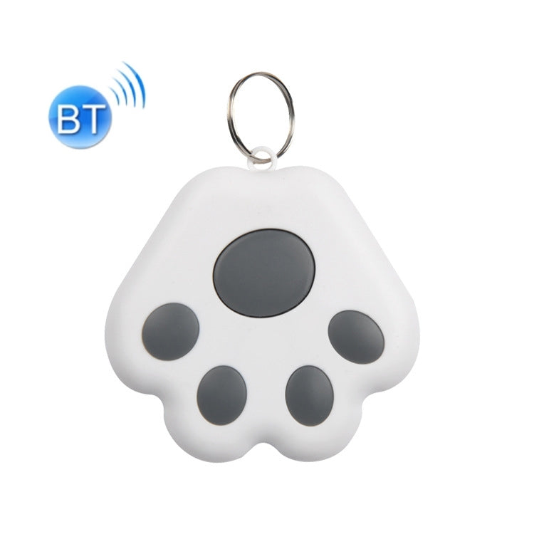 2 PCS HYC-09 Dog Paw Bluetooth Anti-Lost Device Pet Tracking Locator Keychain Smart Search Two-Way Alarm(Dark Gray)