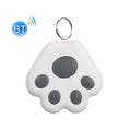 2 PCS HYC-09 Dog Paw Bluetooth Anti-Lost Device Pet Tracking Locator Keychain Smart Search Two-Way Alarm(Dark Gray)