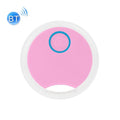 2 PCS S8 Round Bluetooth Anti-Lost Device Key Luggage Tracking Device Two-Way Alarm(Pink)
