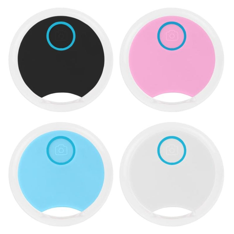 2 PCS S8 Round Bluetooth Anti-Lost Device Key Luggage Tracking Device Two-Way Alarm(Pink)