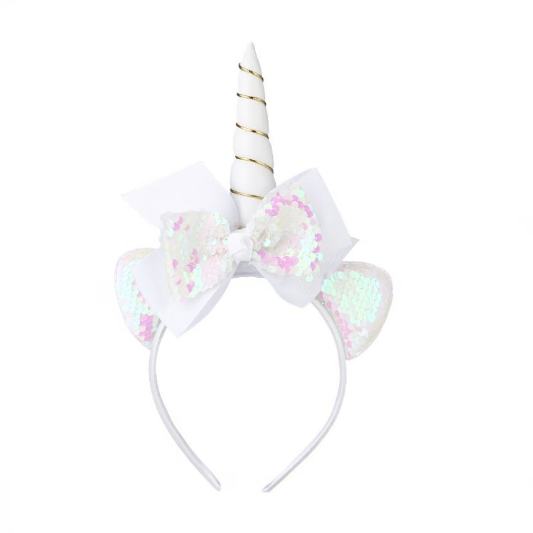2 PCS F036 Cartoon Headband Children Birthday Festival Party Hair Accessories(White 1)