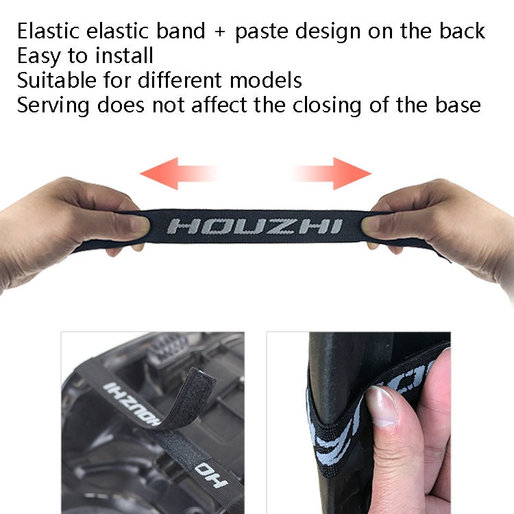 HOUZHI MTZT1010 Motorcycle Sun Insulation Cushion 3D Grid Breathable Sweating Cool Seat Cover, Style: Double Layer L