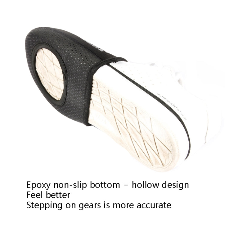 HOUZHI MTFJ1030 Motorcycle Gear Rod Shoe Cover Non-Slip Stain-Resistant And Waterproof Shoe Cover, Size: L(Black)