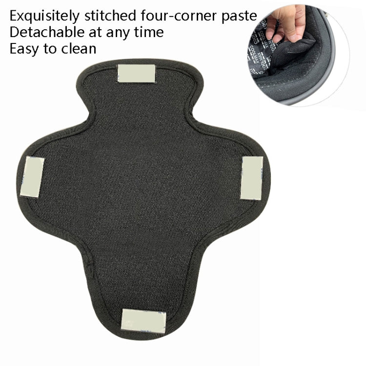 MTTD1028 Riding Breathable Quick-Drying Absorb Sweat Sponge Pad Removable Motorcycle Helmet Pad, Size: One Size(Black)