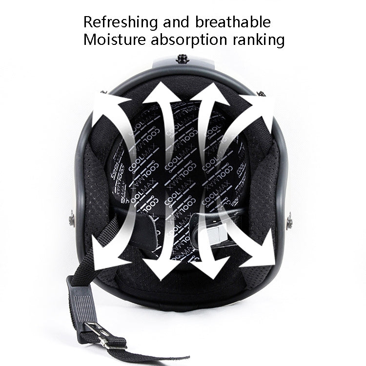 MTTD1028 Riding Breathable Quick-Drying Absorb Sweat Sponge Pad Removable Motorcycle Helmet Pad, Size: One Size(Black)