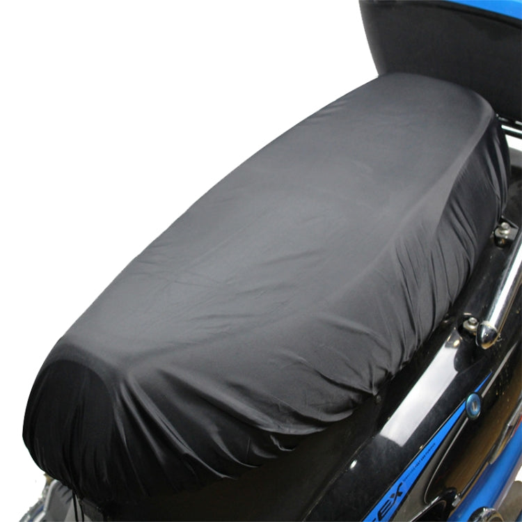 MTCZ1003 Motorcycle Cushion Cover Oxford Cloth Lightweight Durable Sun-Proof Heat-Insulating Rainproof Cover, Specification: XXL(Black)