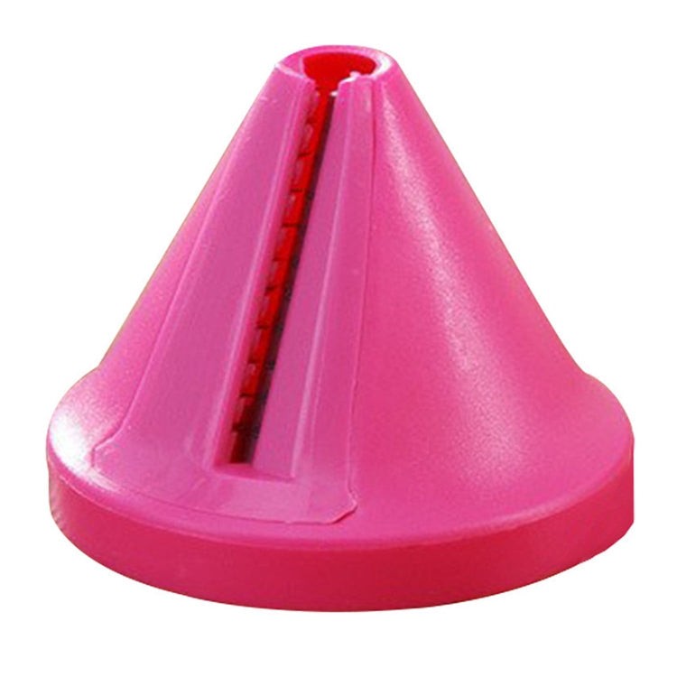 Kitchen Funnel Model Spiral Slicer Vegetable Shred Carrot Cutter(Red)