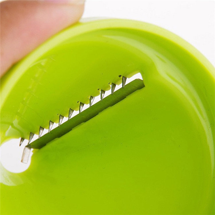 Kitchen Funnel Model Spiral Slicer Vegetable Shred Carrot Cutter(Red)