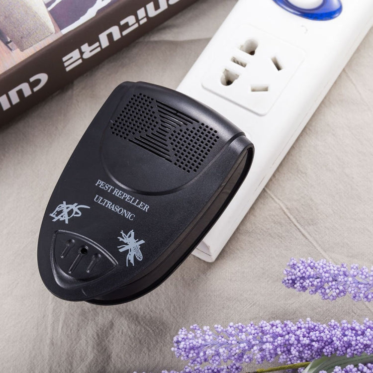 LI-3110 Ultrasonic Electronic Rat Repeller Household Smart Insect Repellent, Style: US Plug(White)
