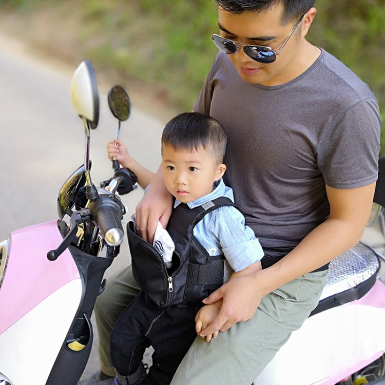 MTBD1063 Electric Motorcycle Seat Belt Child Seat Belt Baby Strap(Red)