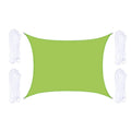 Outdoor Garden Sunshade Sail Waterproof Anti-UV Canopy, Size: 2m x 2.5m(Green)