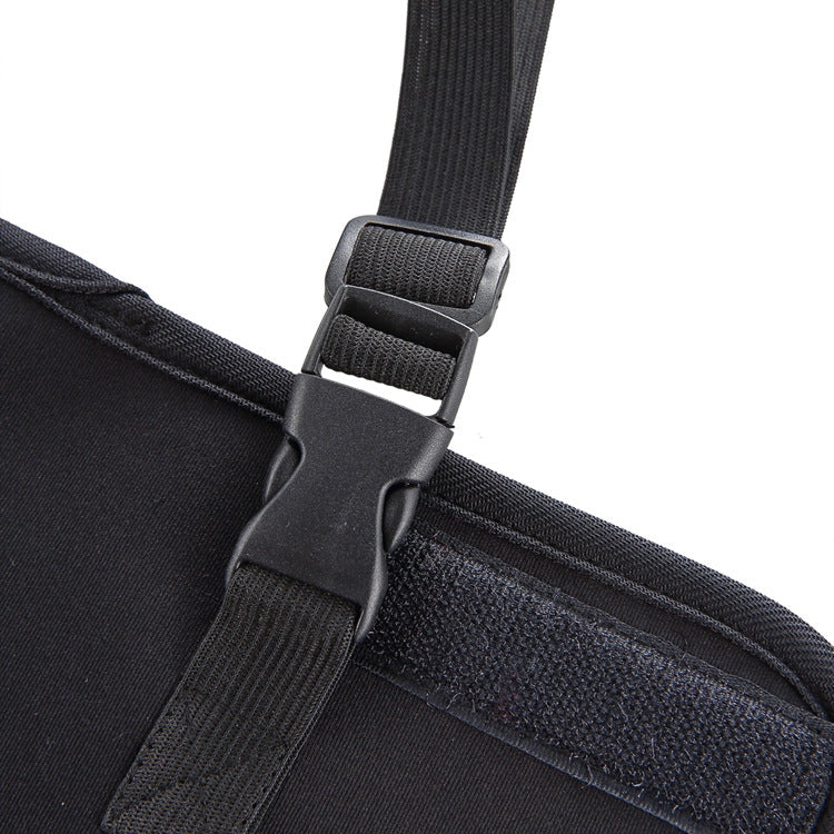HJ19 Pet Surgery Rehabilitation Back Leg Protector Walking Aids, Size: XS(Black Left Back Leg)