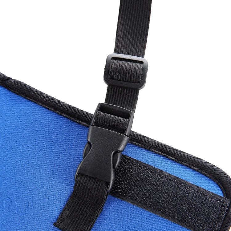 HJ19 Pet Surgery Rehabilitation Back Leg Protector Walking Aids, Size: XS(Blue Left Back Leg)