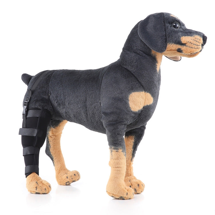HJ19 Pet Surgery Rehabilitation Back Leg Protector Walking Aids, Size: XS(Black Right Back Leg)