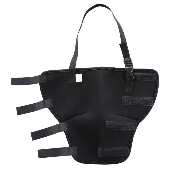 HJ19 Pet Surgery Rehabilitation Back Leg Protector Walking Aids, Size: XS(Black Right Back Leg)
