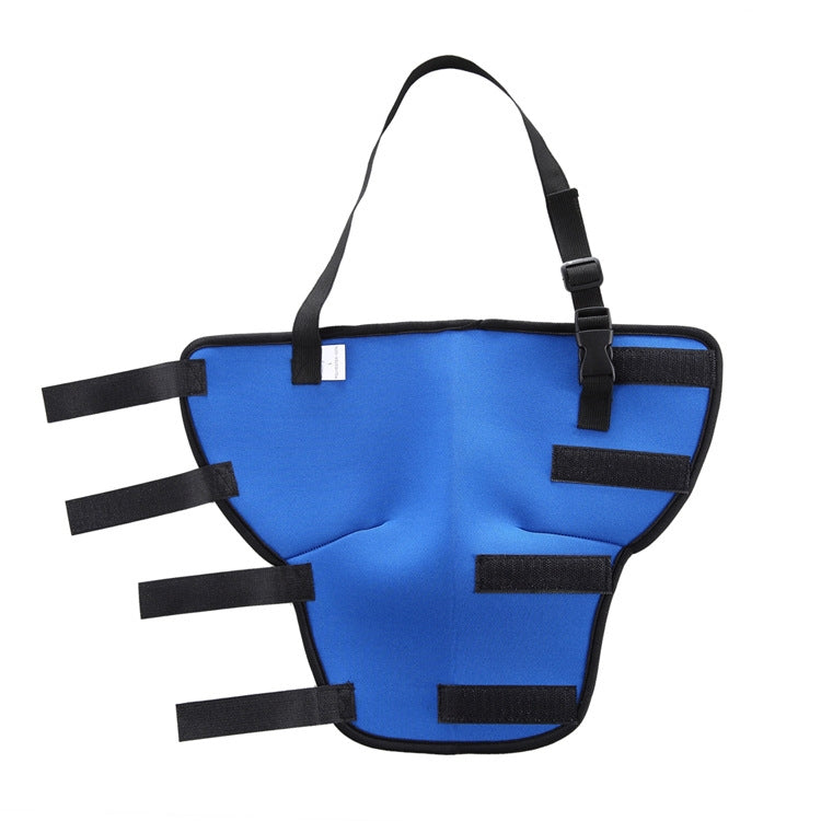 HJ19 Pet Surgery Rehabilitation Back Leg Protector Walking Aids, Size: XS(Blue Right Back Leg)