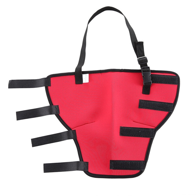 HJ19 Pet Surgery Rehabilitation Back Leg Protector Walking Aids, Size: L(Red Right Back Leg)